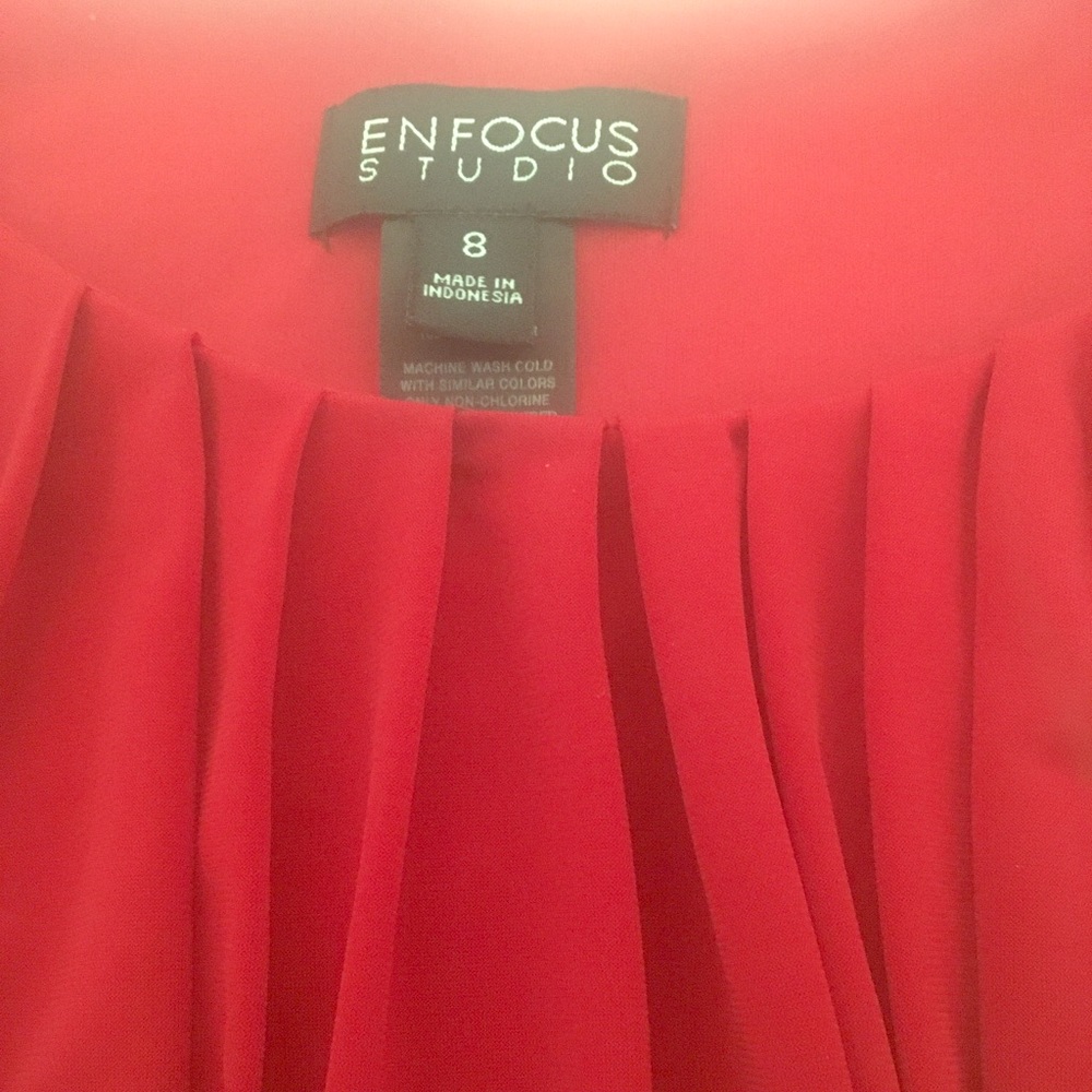 Red ENGOCUS dress SZ 8